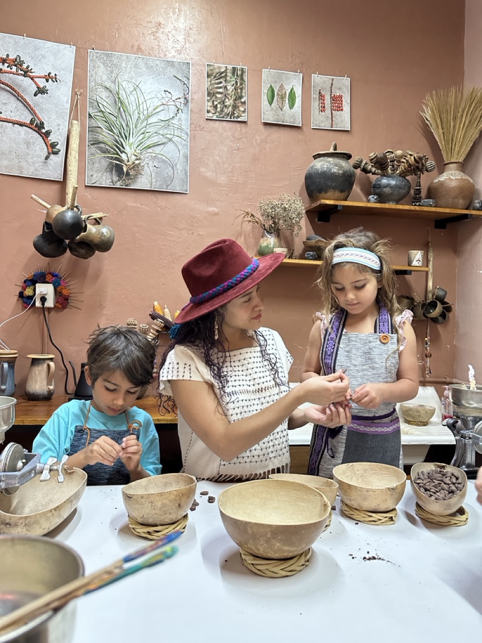 Experiencia chocola para niños oaxaca