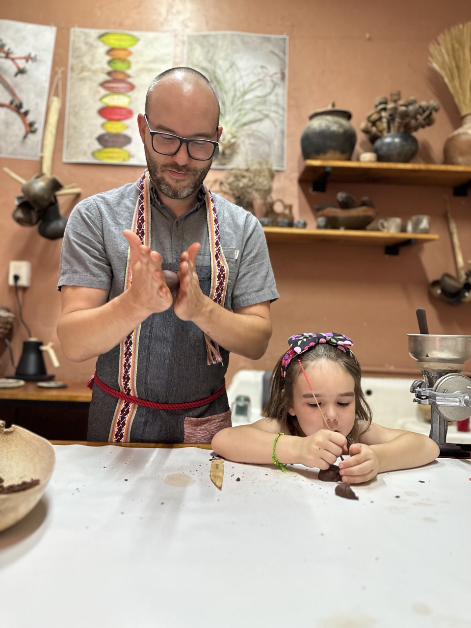 Experiencia chocola para niños oaxaca
