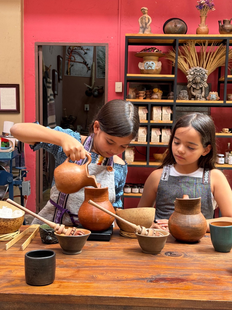 Experiencia chocola para niños oaxaca