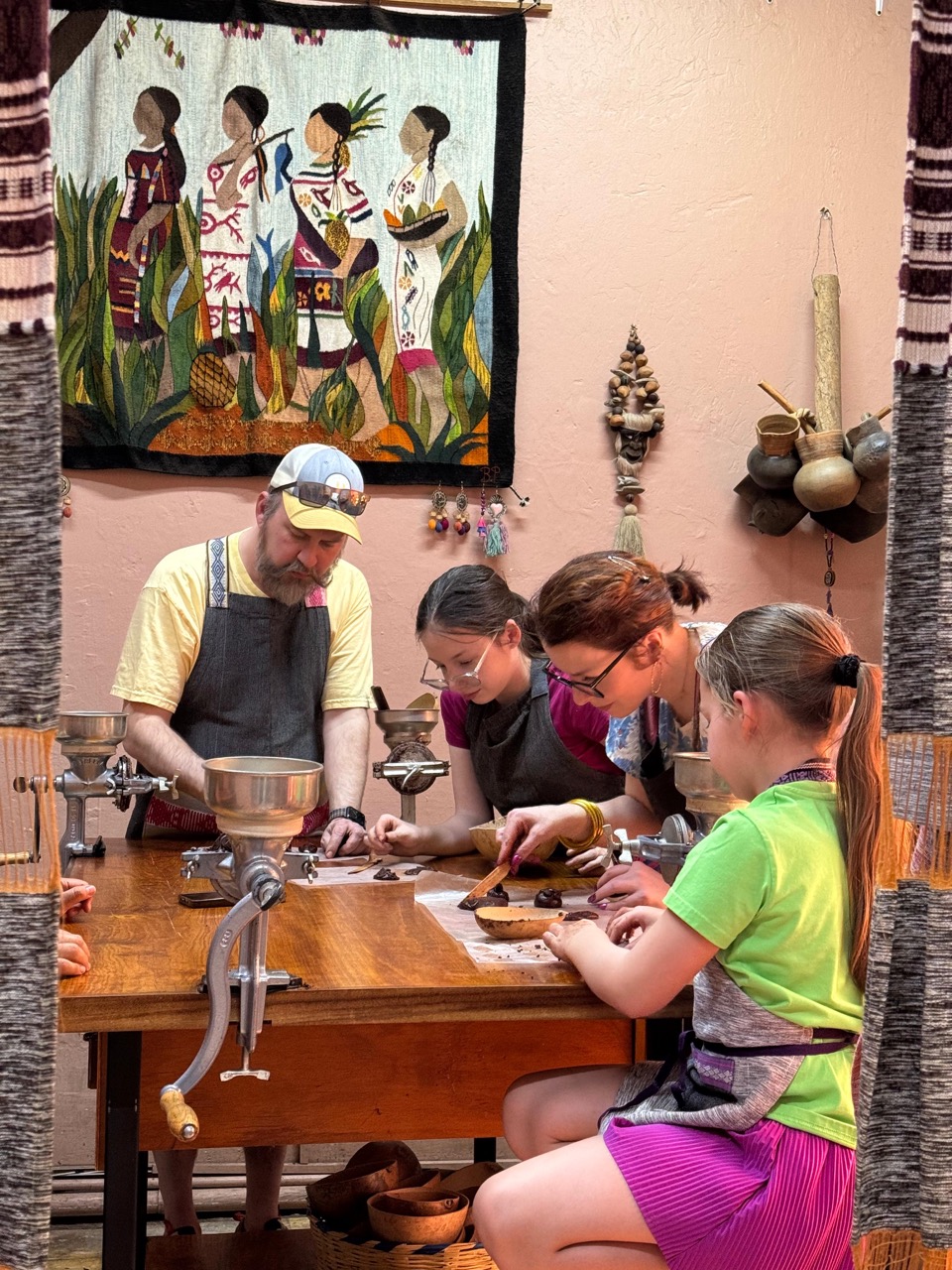 Experiencia chocola para niños oaxaca